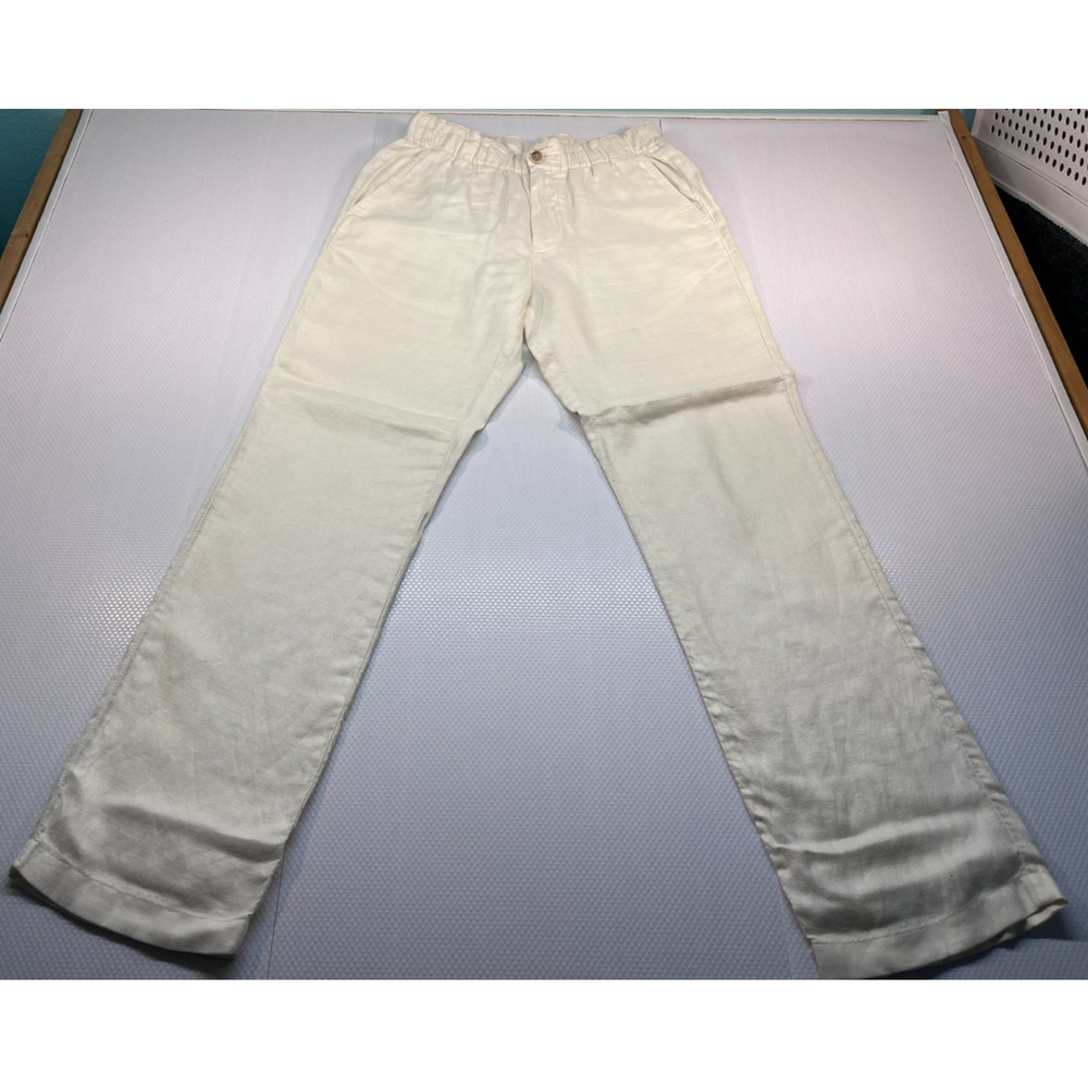 Tommy Bahama Linen Men's Pants Color White Size S (0359)